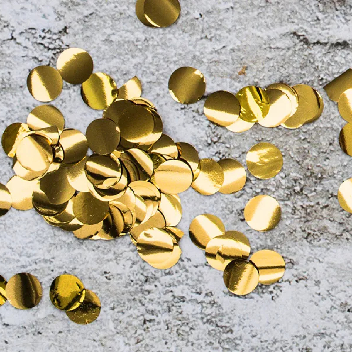 Konfetti Cirkler – Guld – 15 g