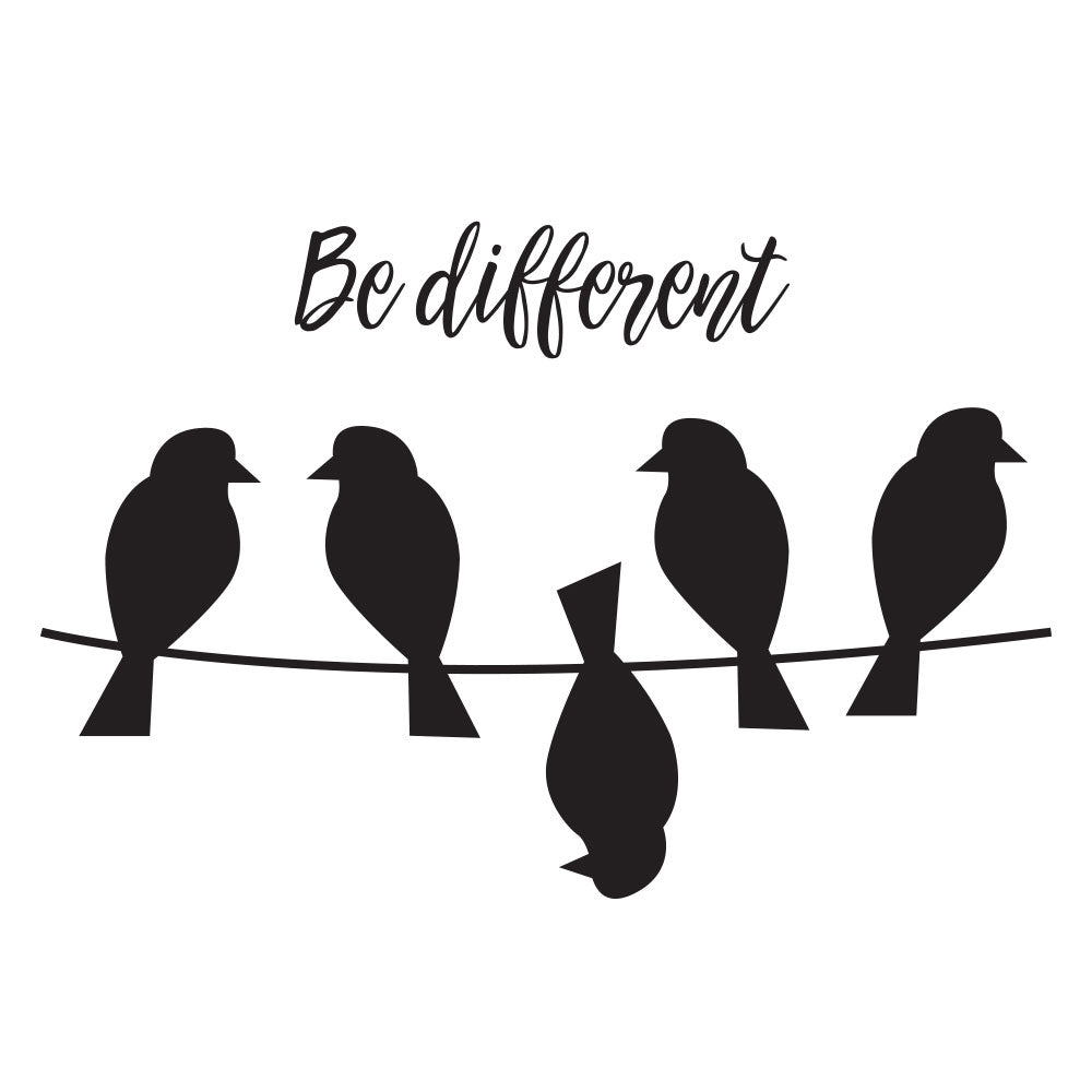 Be different - Wallsticker