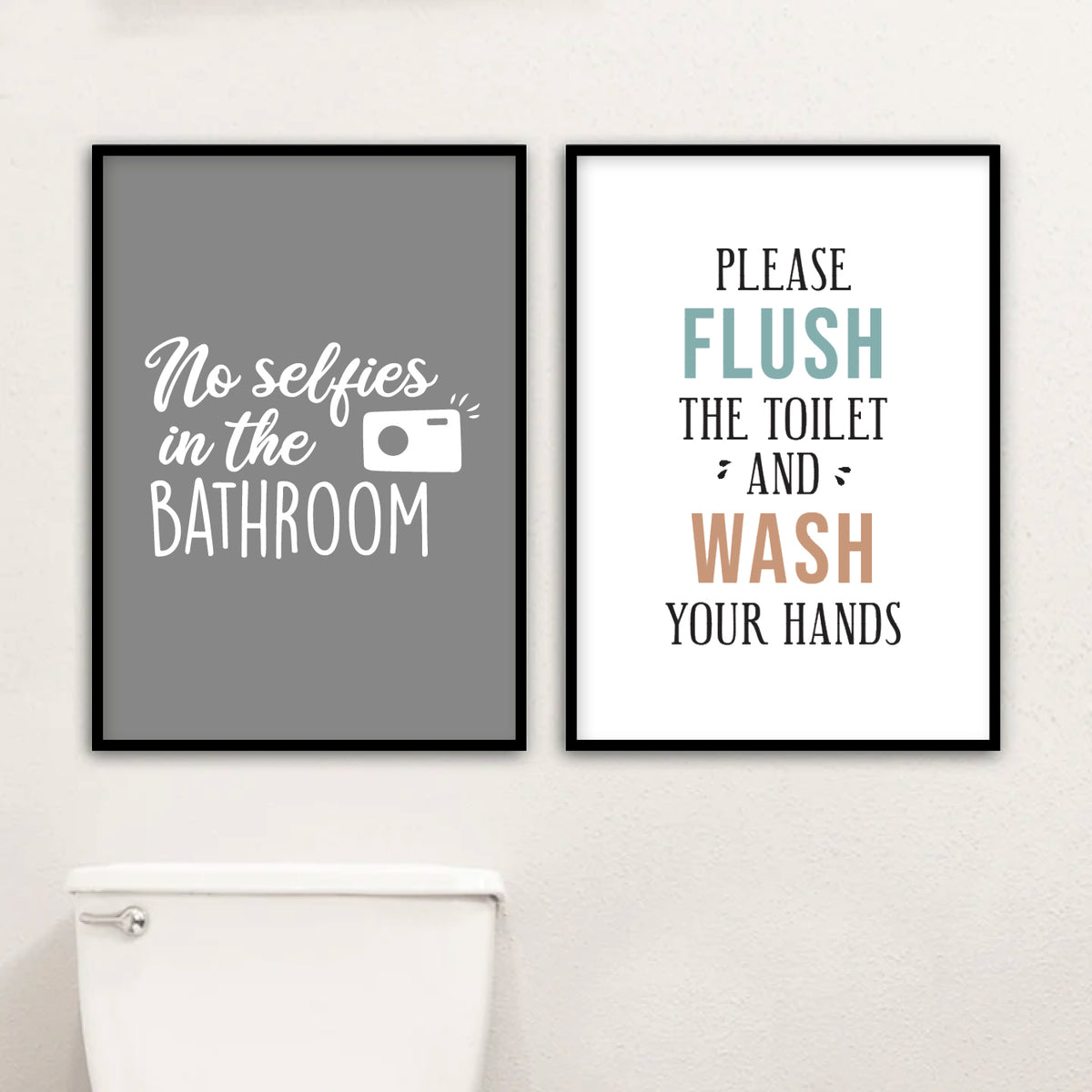 badeværelse plakat toilet