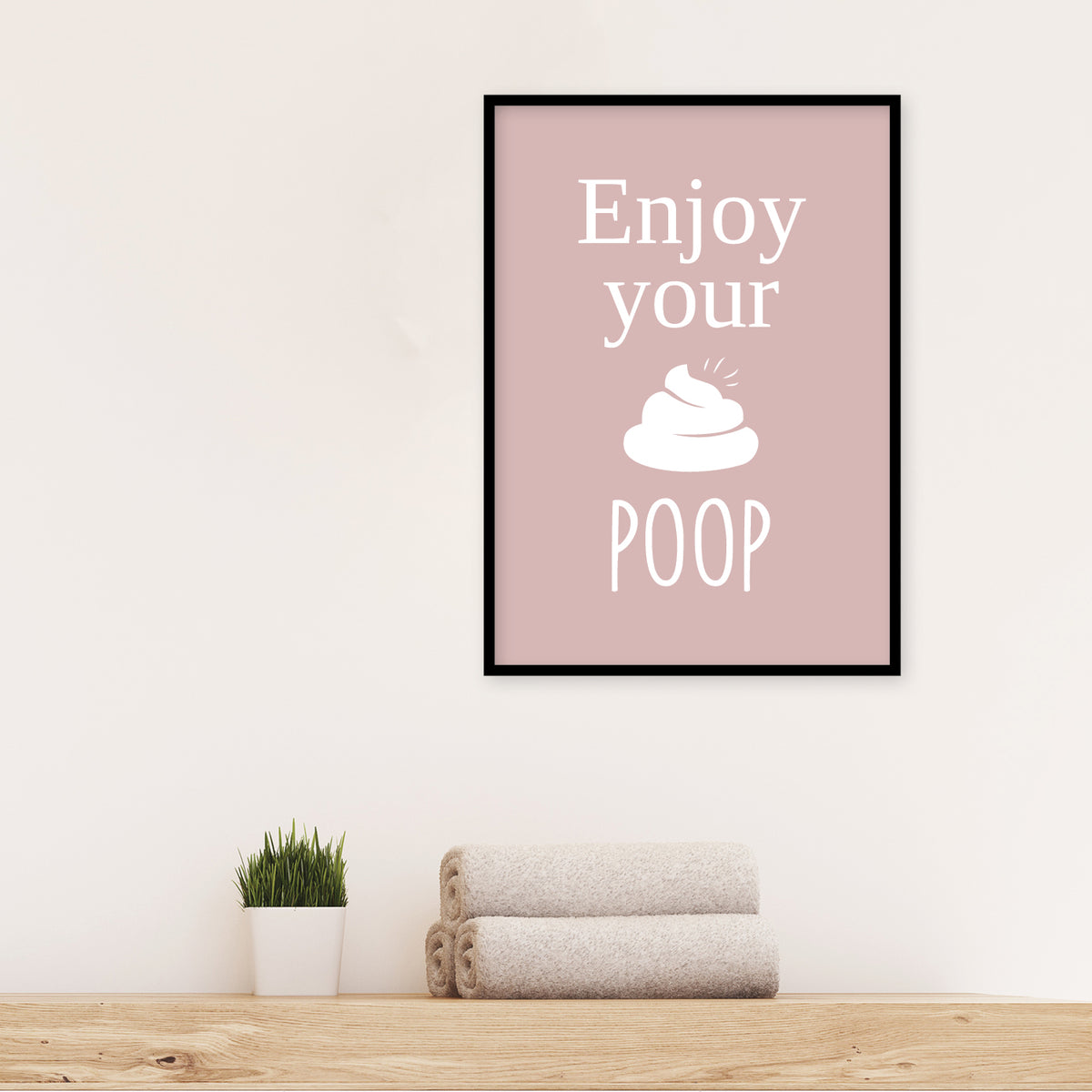 badeværelse plakat toilet