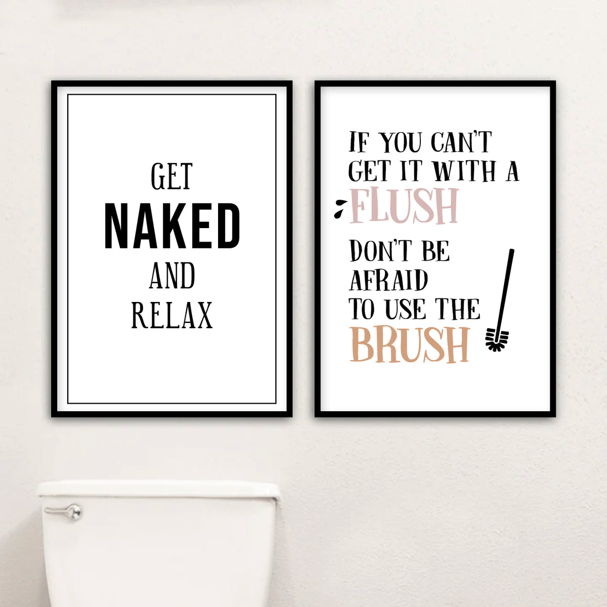 badeværelse plakat toilet