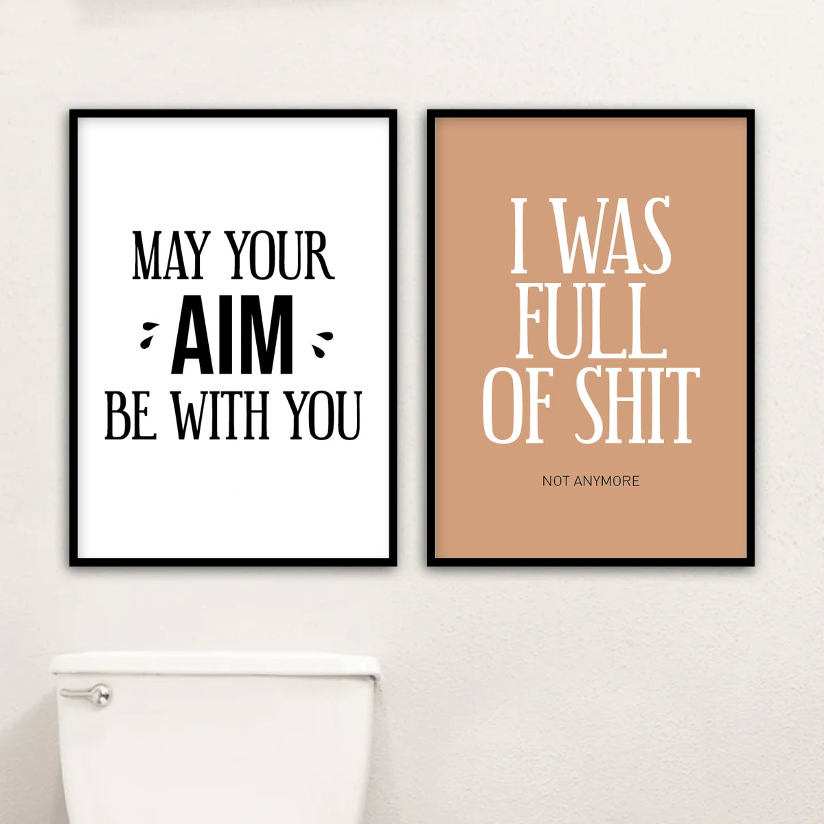 badeværelse plakat toilet