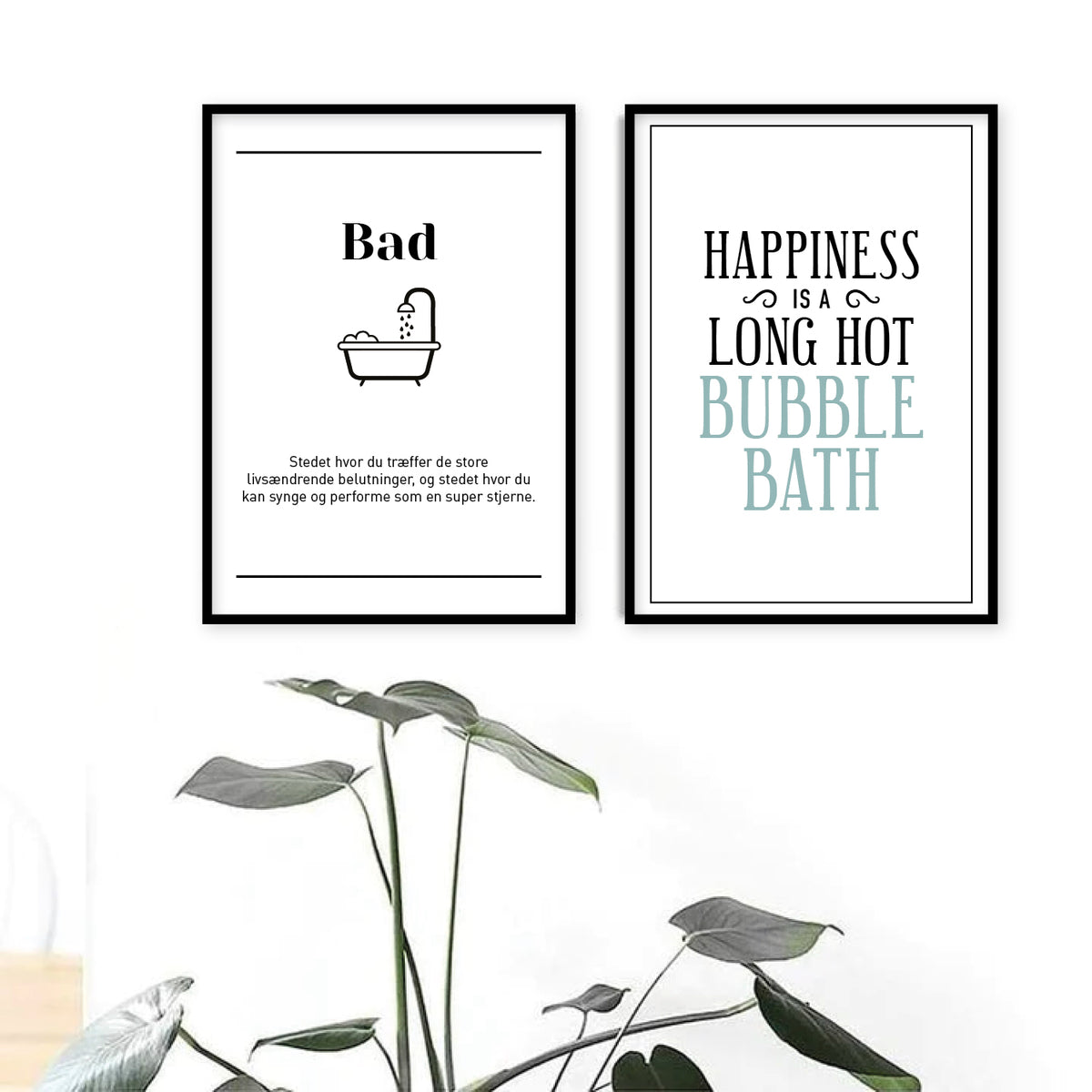 badeværelse plakat toilet