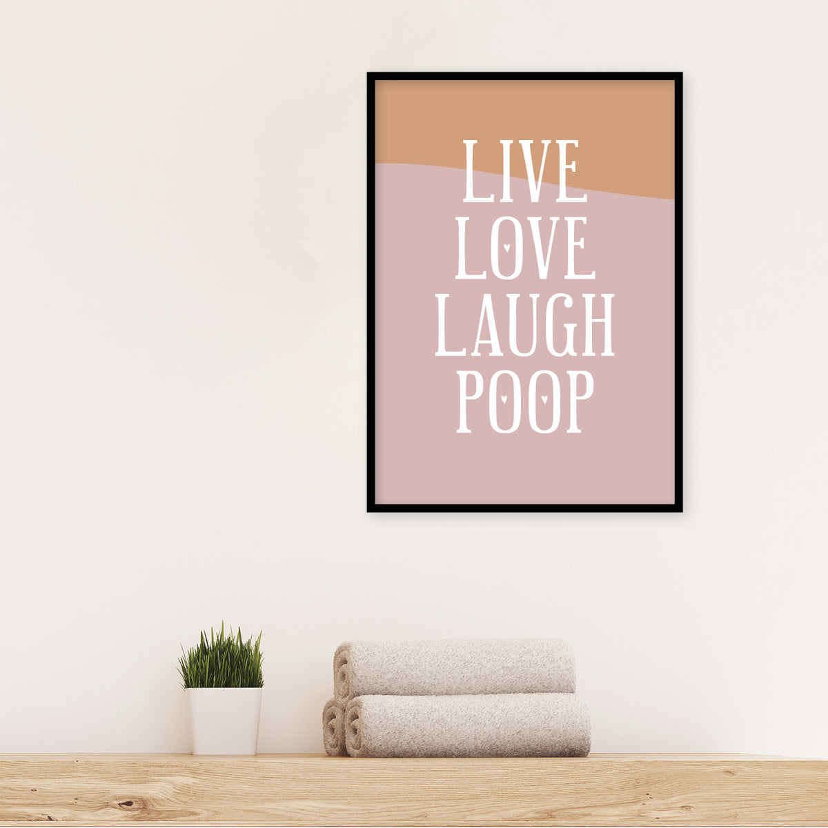 badeværelse plakat toilet