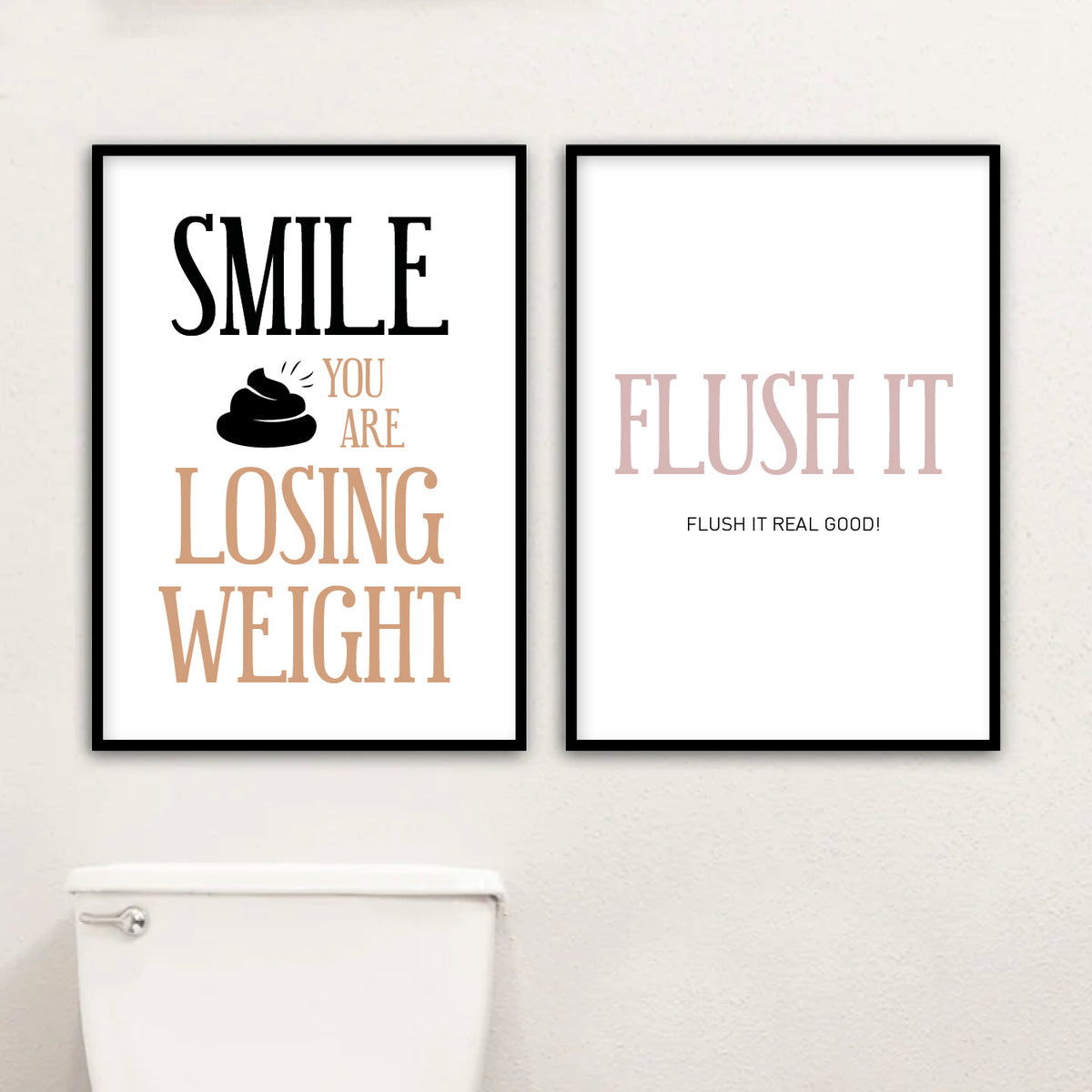 badeværelse plakat toilet