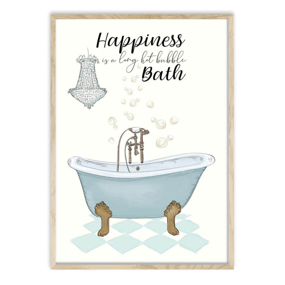 badeværelse plakat toilet