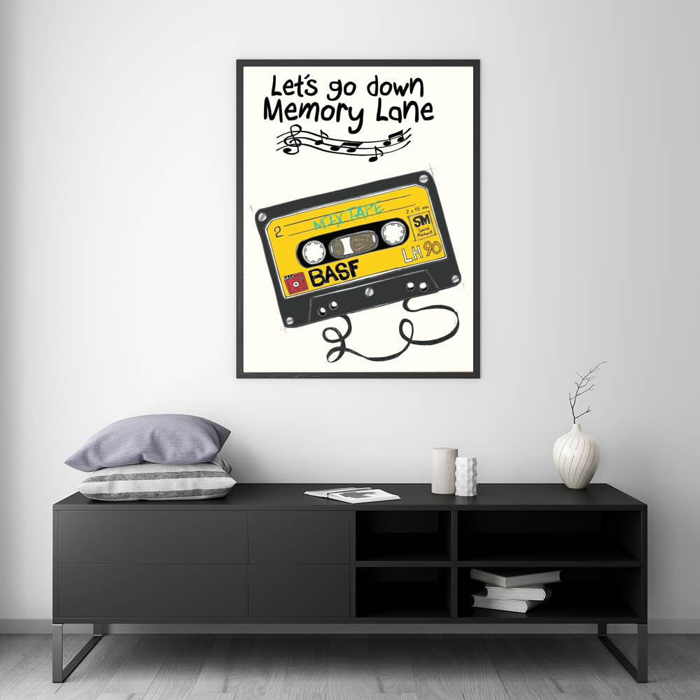 Tilbage i tiden (Down memory lane) - Plakat