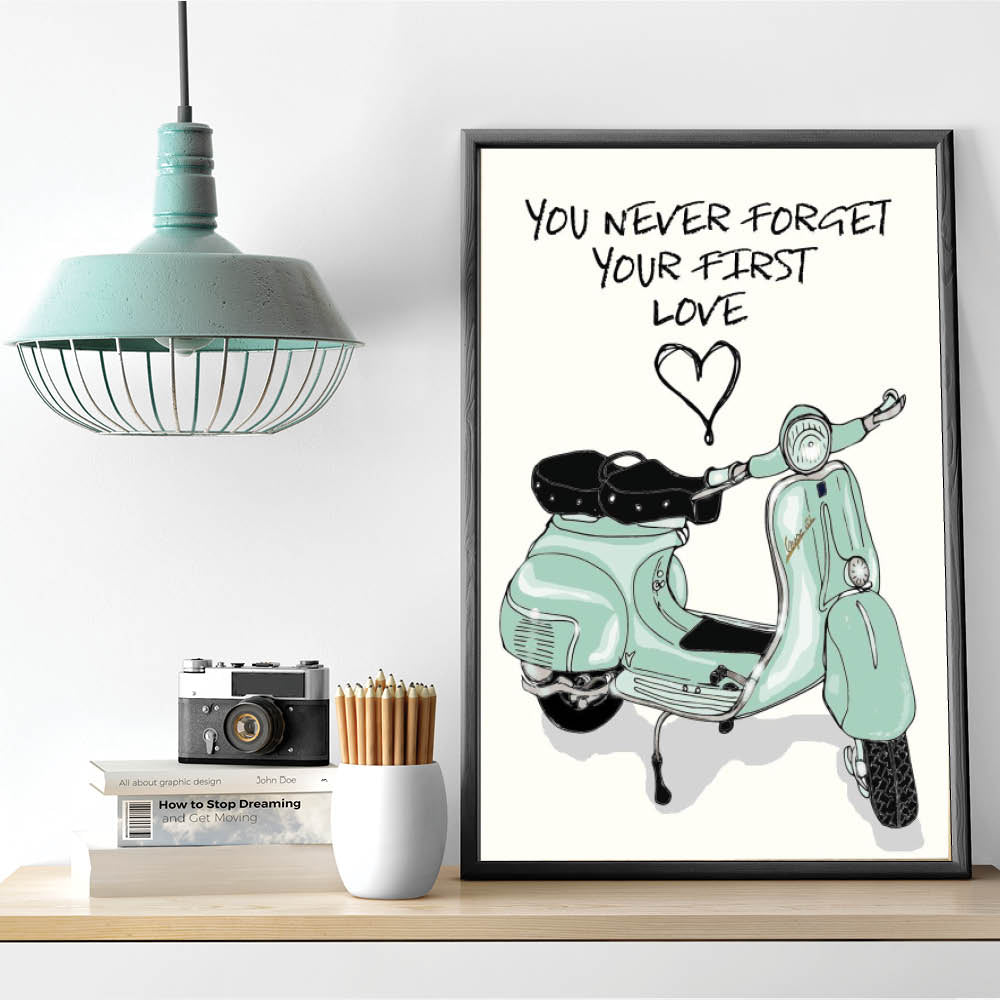 Vespa - Plakat
