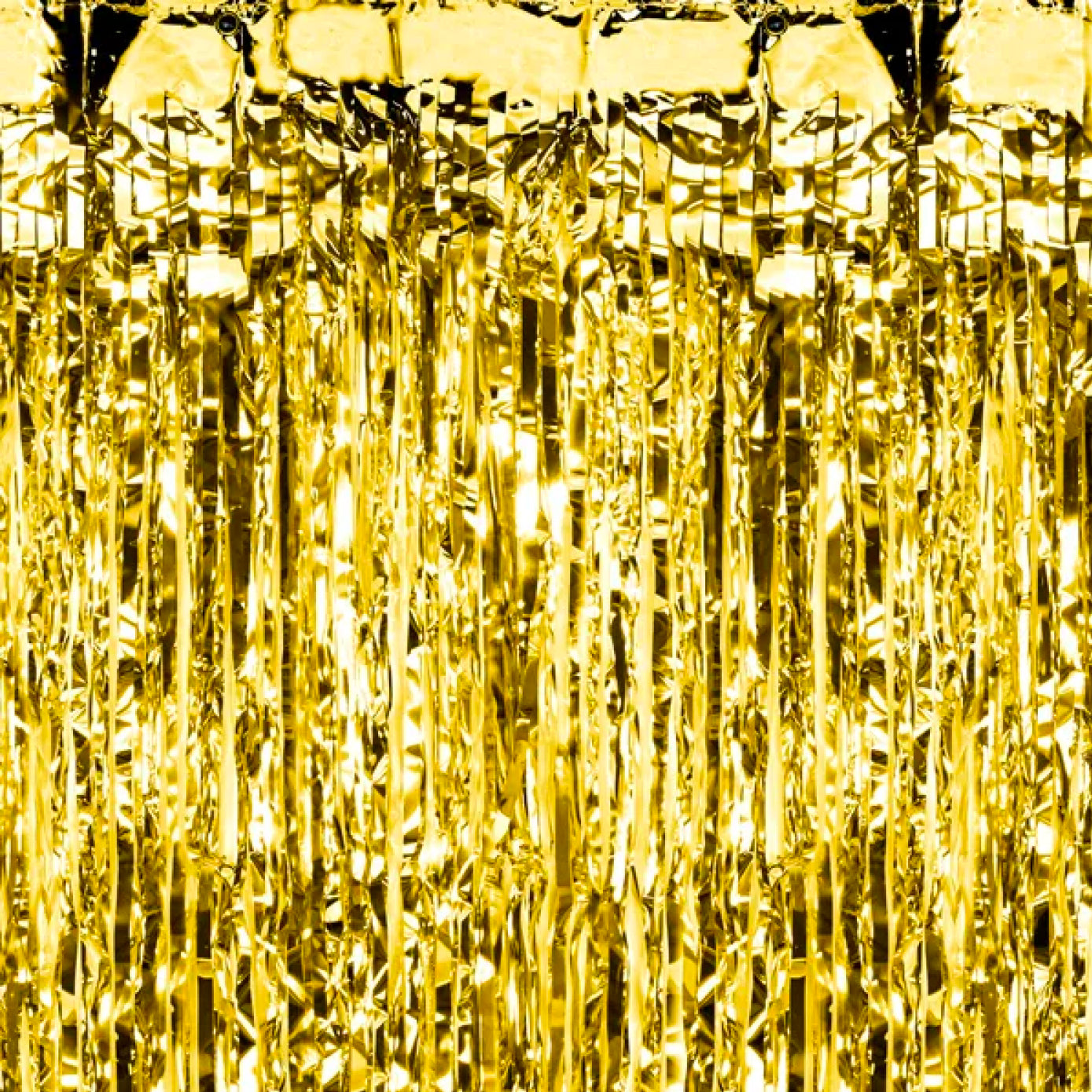 Guld fest gardin - 90 x 250 cm