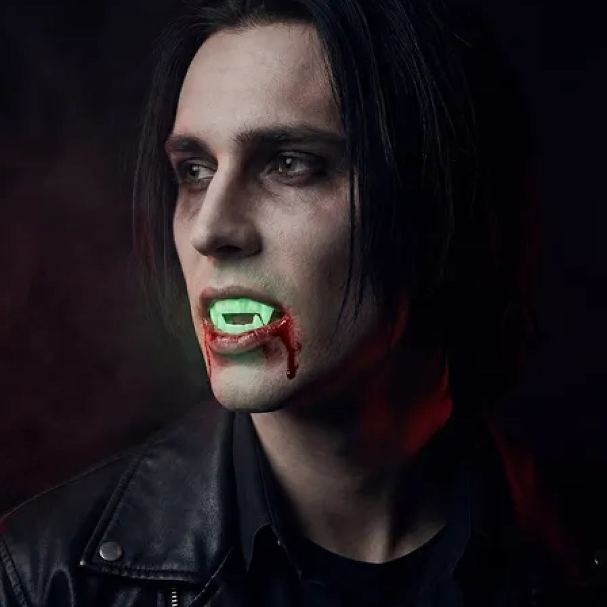 Vampyrtænder – Selvlysende - Halloween Udklædning