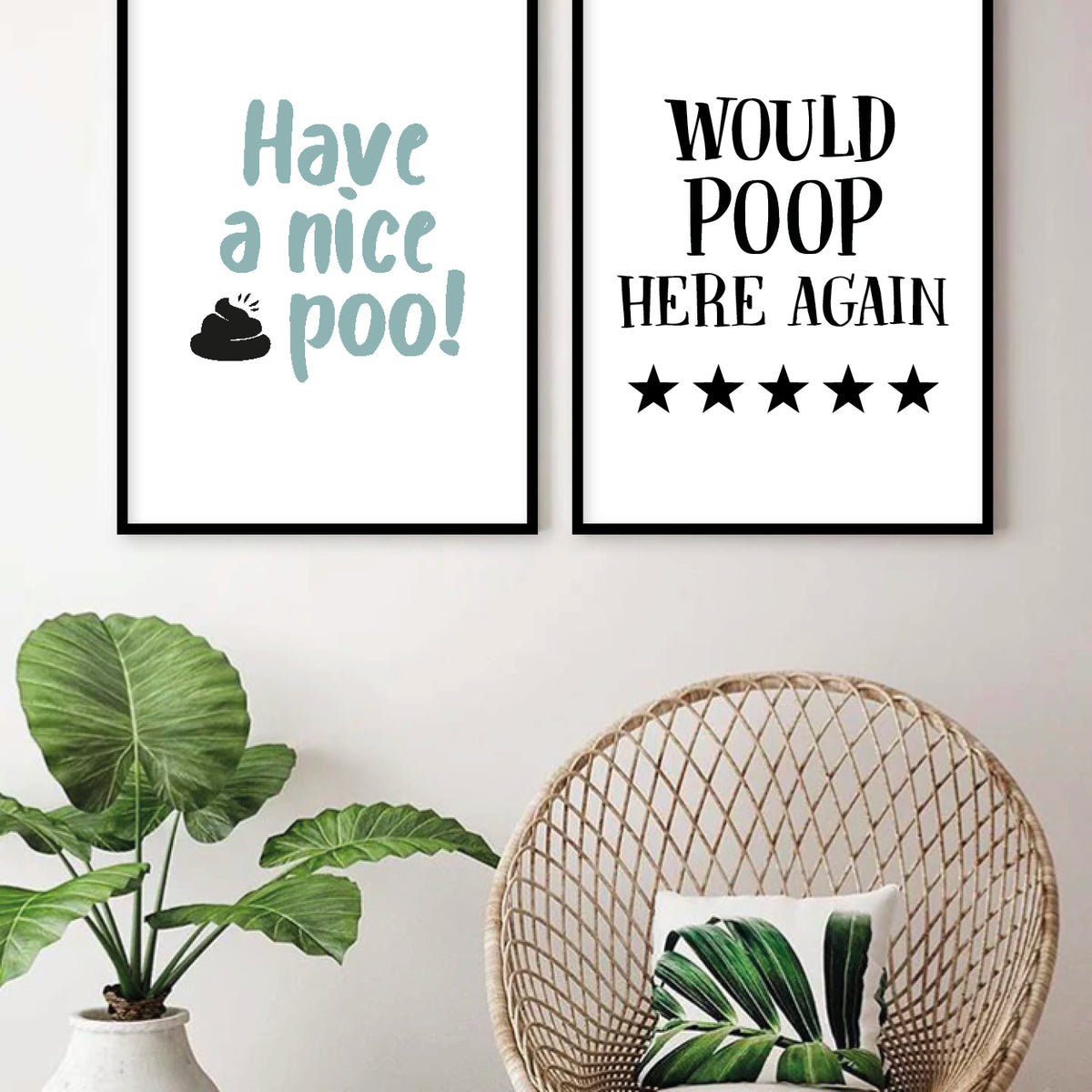 badeværelse plakat toilet 