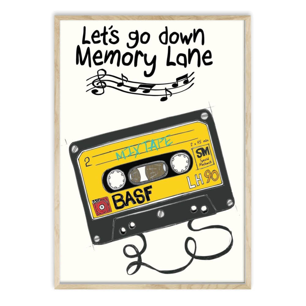 Tilbage i tiden (Down memory lane) - Plakat
