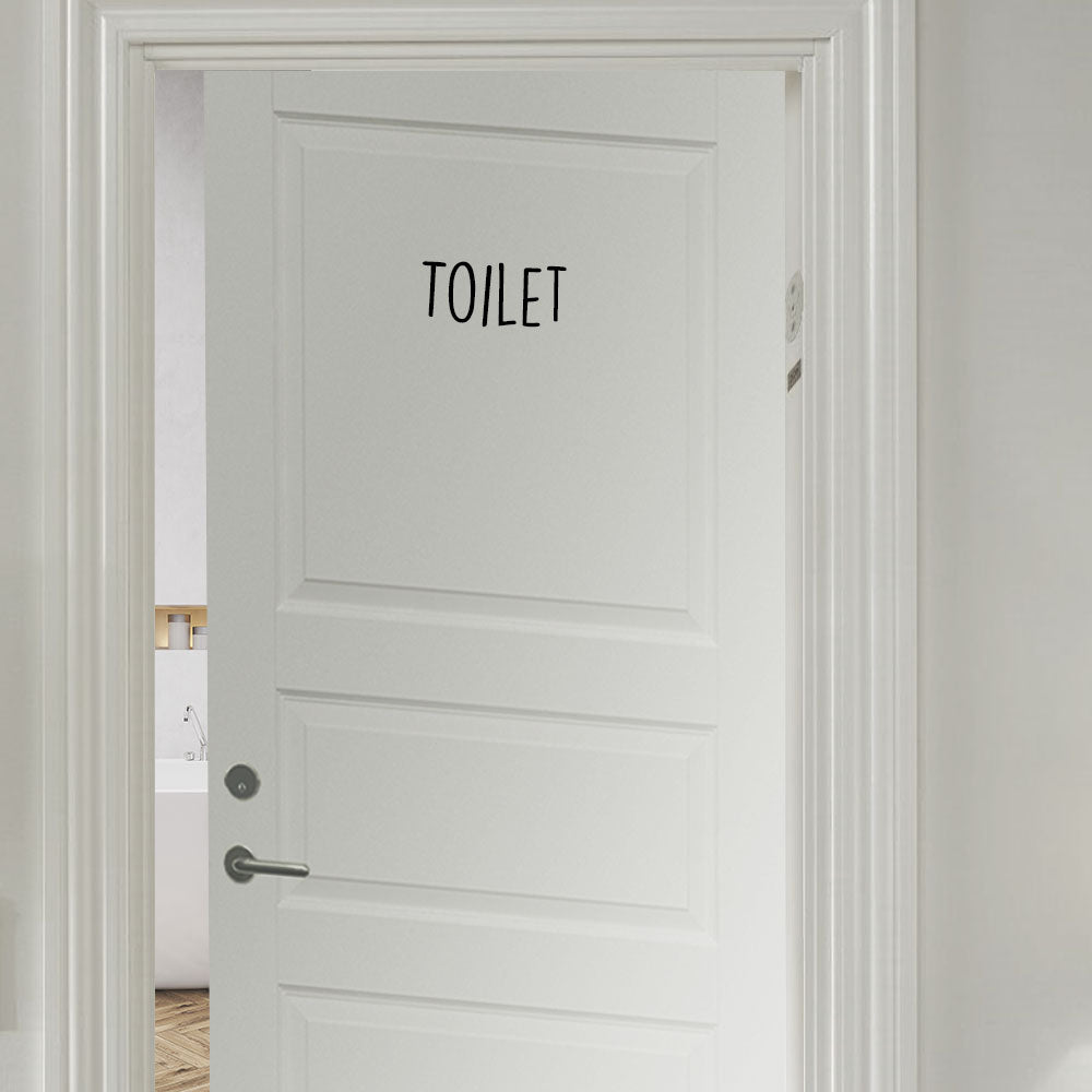 wallsticker toilet
